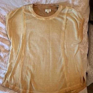Wonderly size medium yellow top